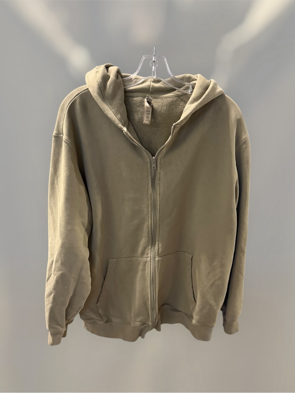 SKIMS Hooded Terry Cloth full zip hoodie